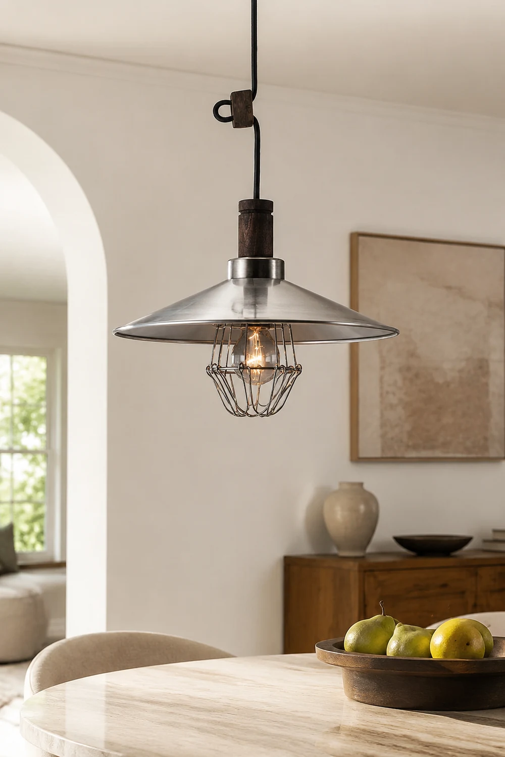 Alessio Industrial Vintage Pendant Light Metal Kitchen Restaurant - Lumpaz