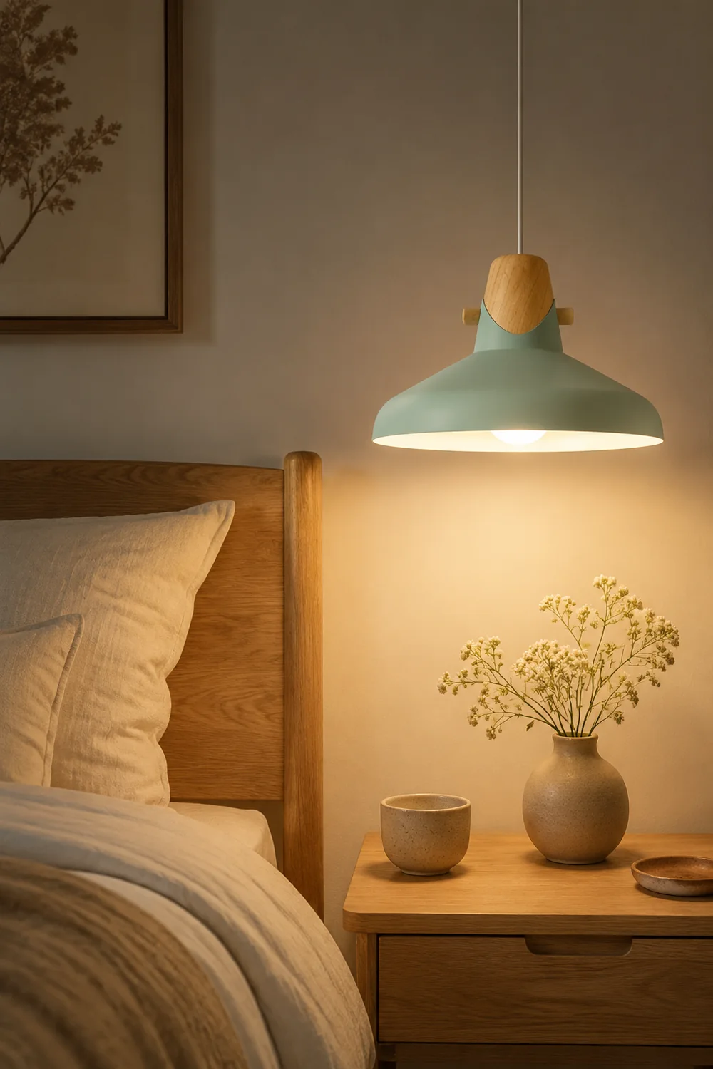 Morandi Nordic Dome Metal Pendant Light, Bule/Green/Pink - Lumpaz
