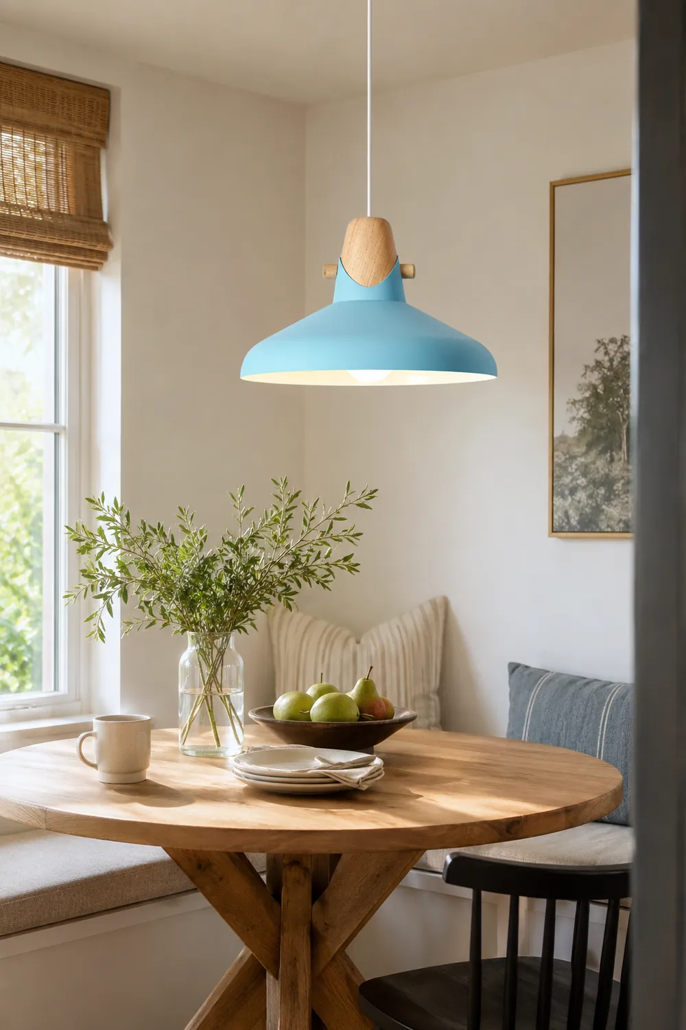 Morandi Nordic Dome Metal Pendant Light, Bule/Green/Pink - Lumpaz