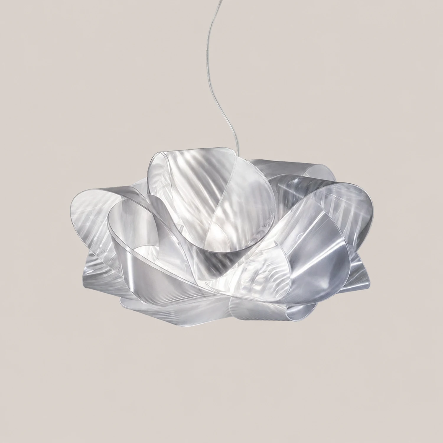 Bella Art Deco Flower Pendant Light, Acrylic, Living Room/Art Gallery - Lumpaz