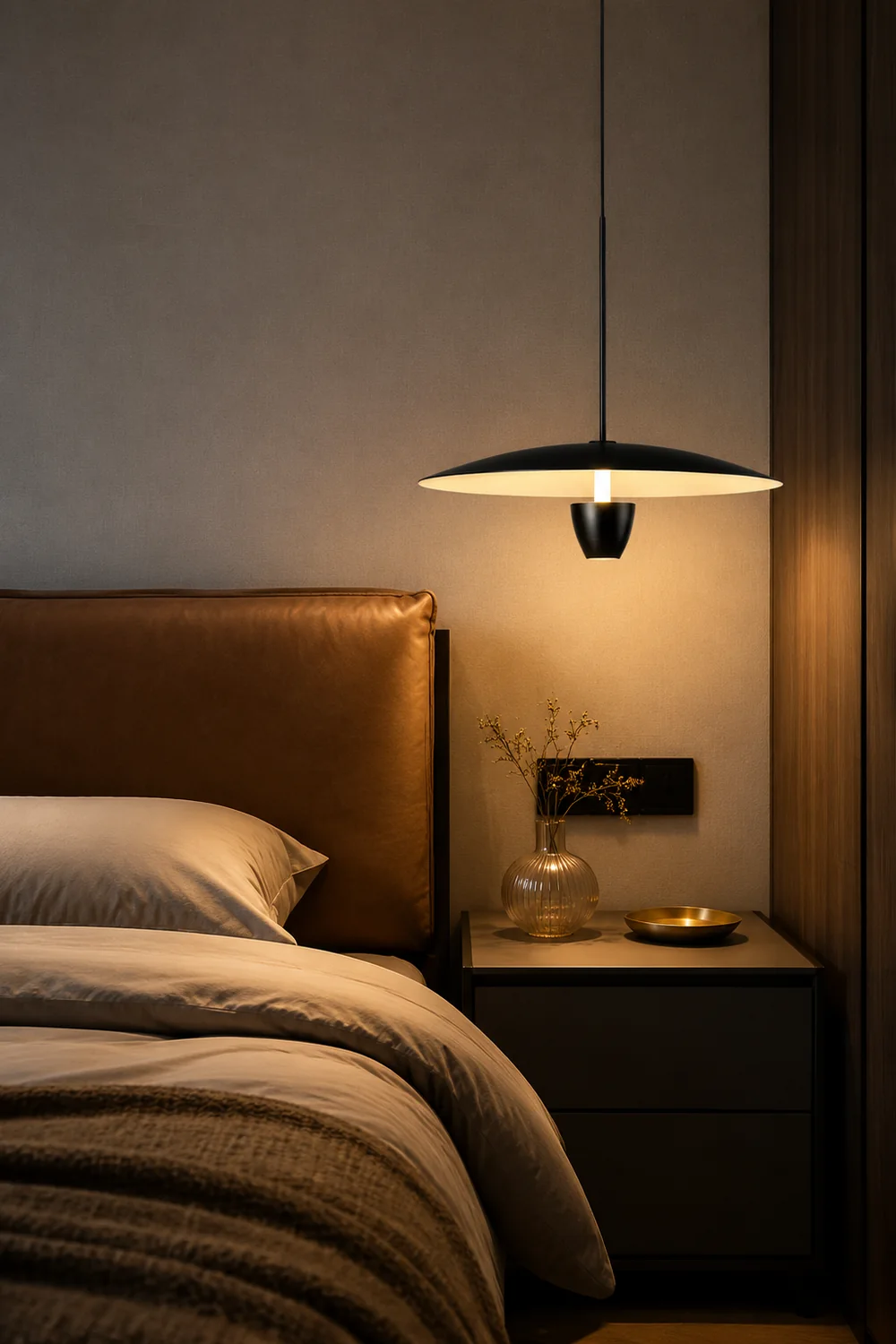 Carins Modern Nordic Metal Pendant Light, Black - Lumpaz