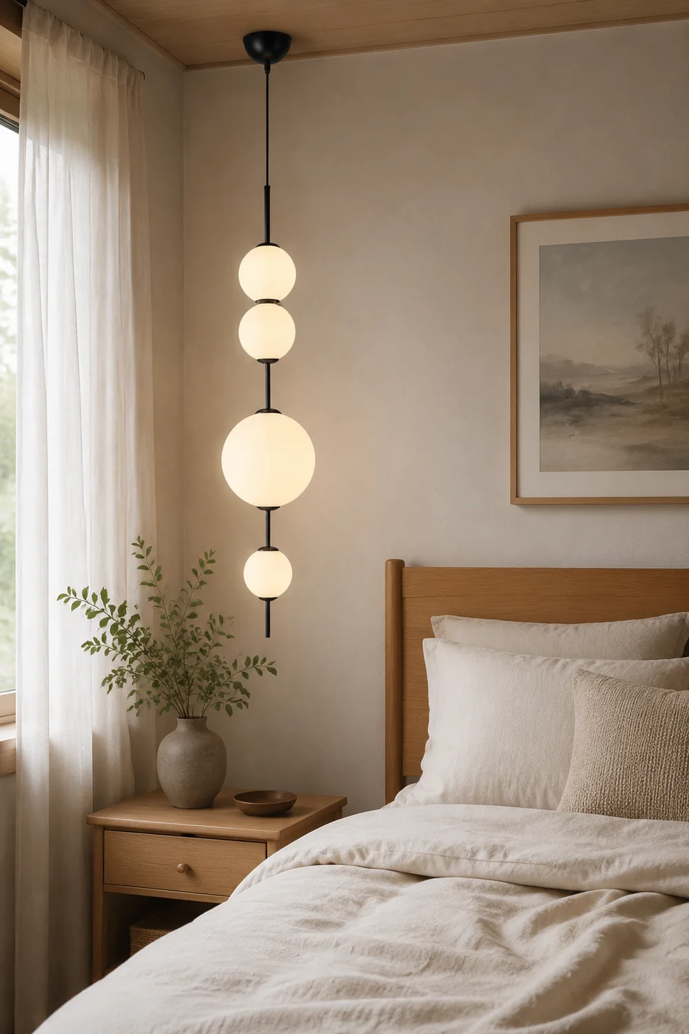 Valentina Creative Ball Pendant Light, Metal & Glass, 3 Styles - Lumpaz