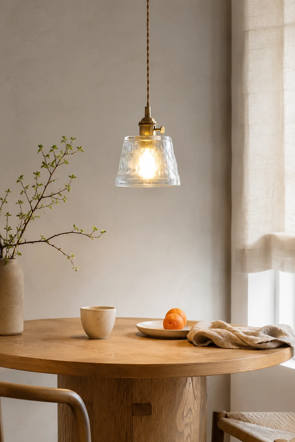 Hailie Modern Nordic Kitchen Island Glass Pendant Light, Brown/Green/Clear/Blue - Lumpaz