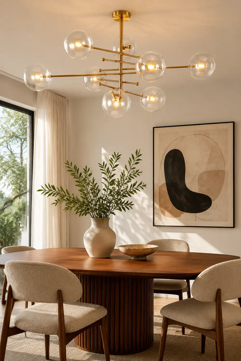 Valentina Modern Bubble  Pendant Light, Gold - Lumpaz