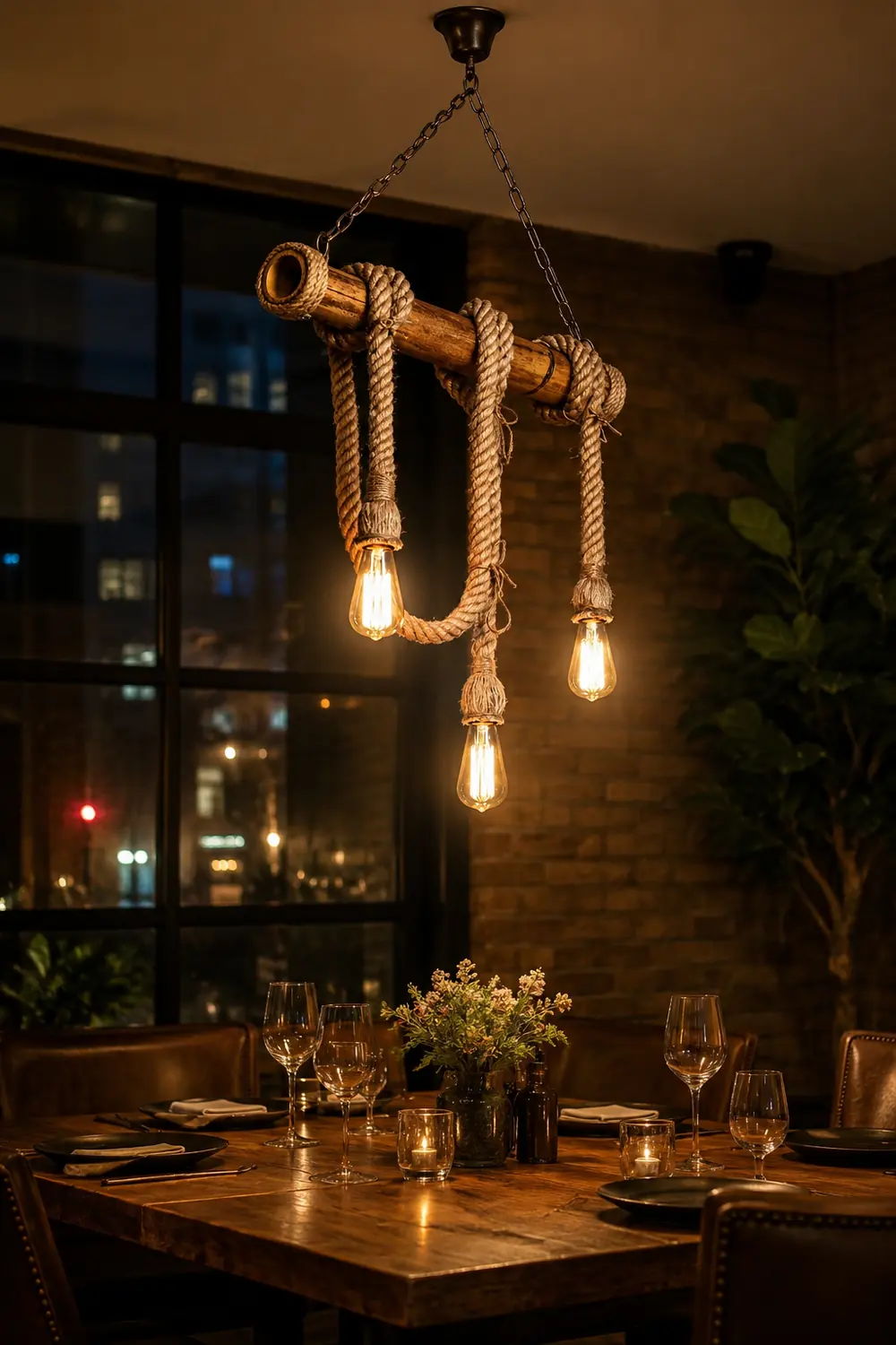 Alessio Vintage Retro Resin Pendant Light, flaxen - Lumpaz