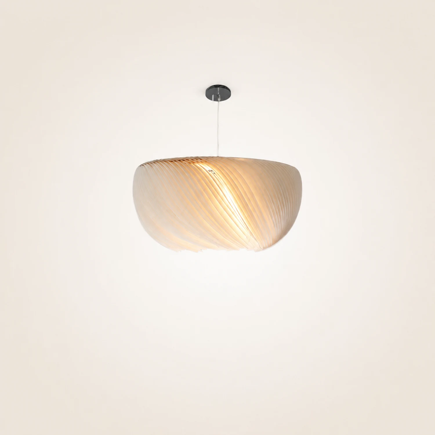 Renée Nordic Circle Nature Pendant Light, Living Room/Dining Room - Lumpaz