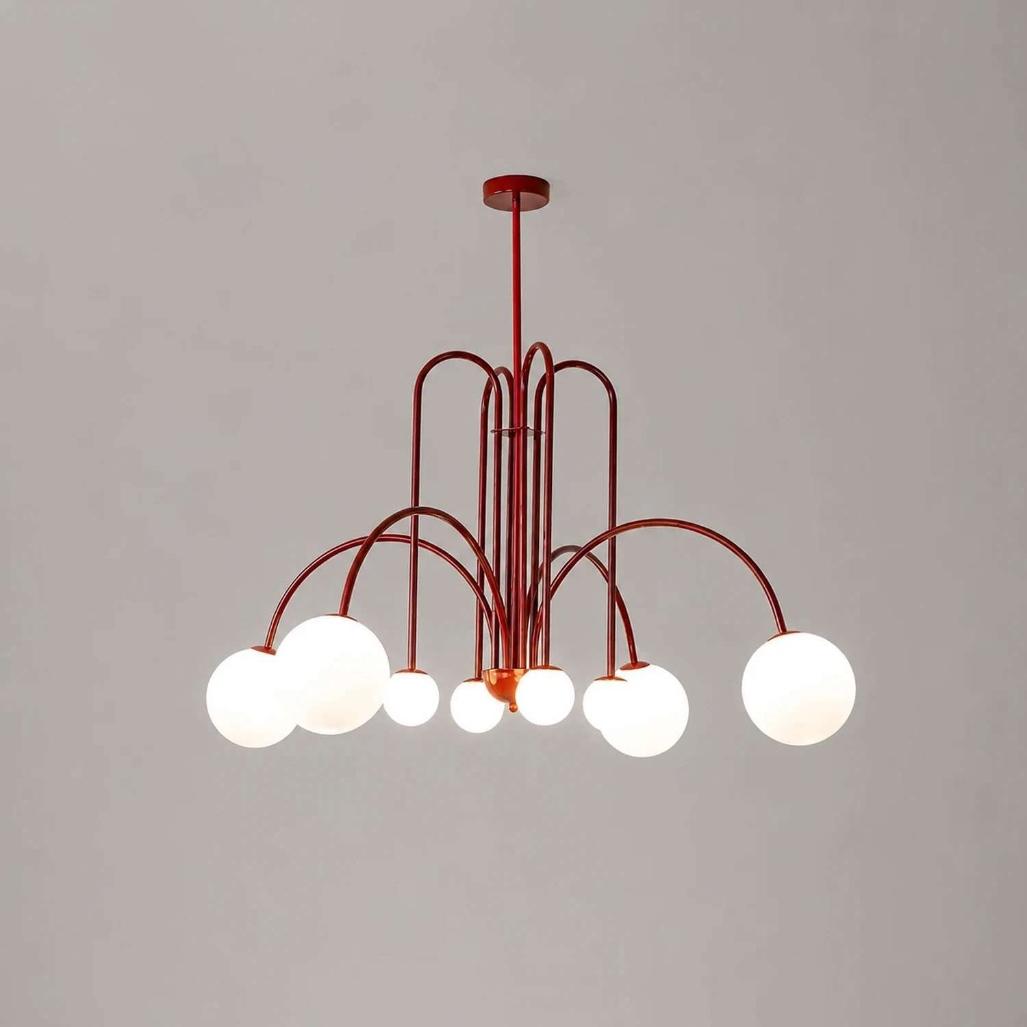 Avi Double Layer White Glass Pendant Light - Lumpaz