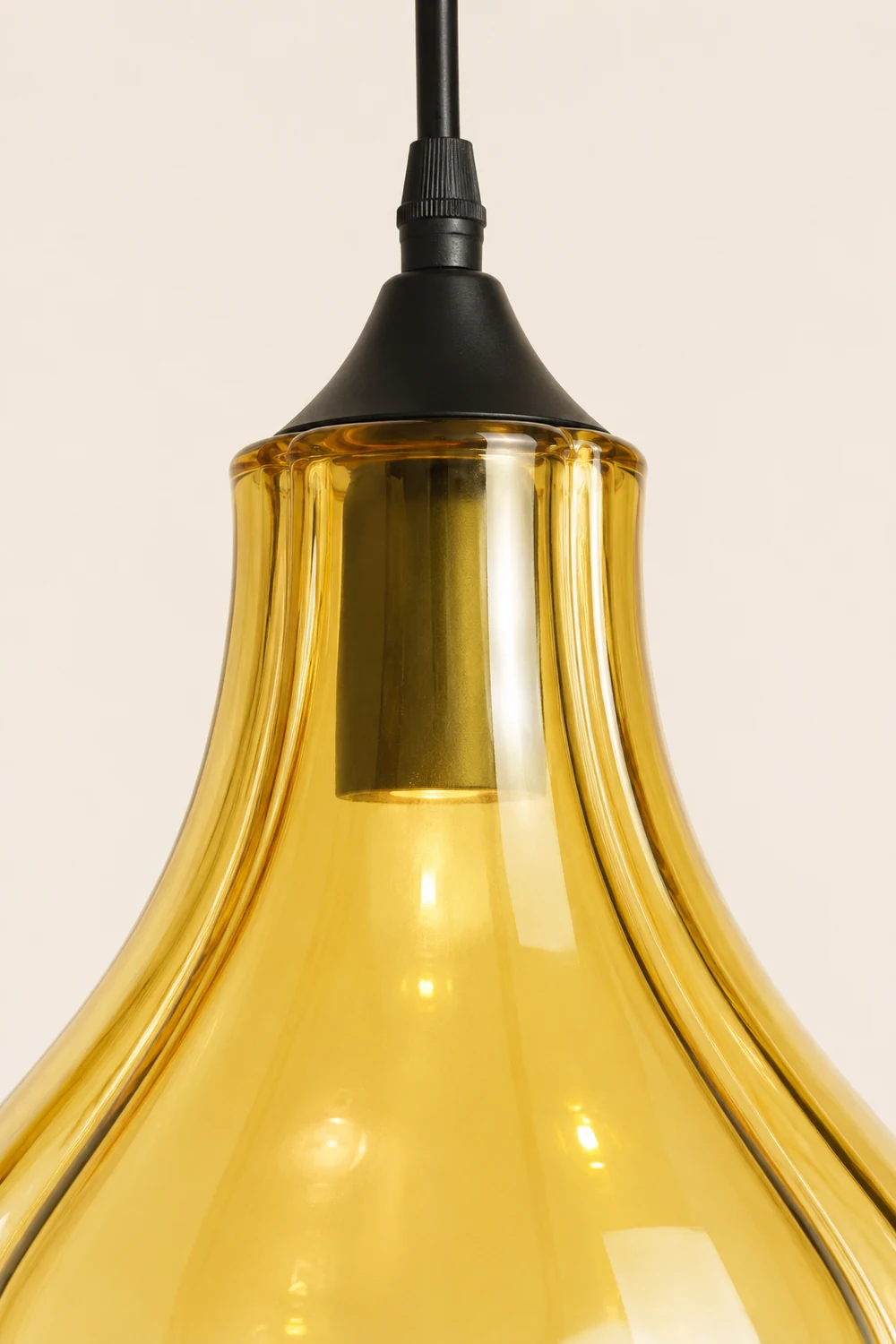 Morandi Contemporary Pendant Light, Clear/Yellow/Green - Lumpaz
