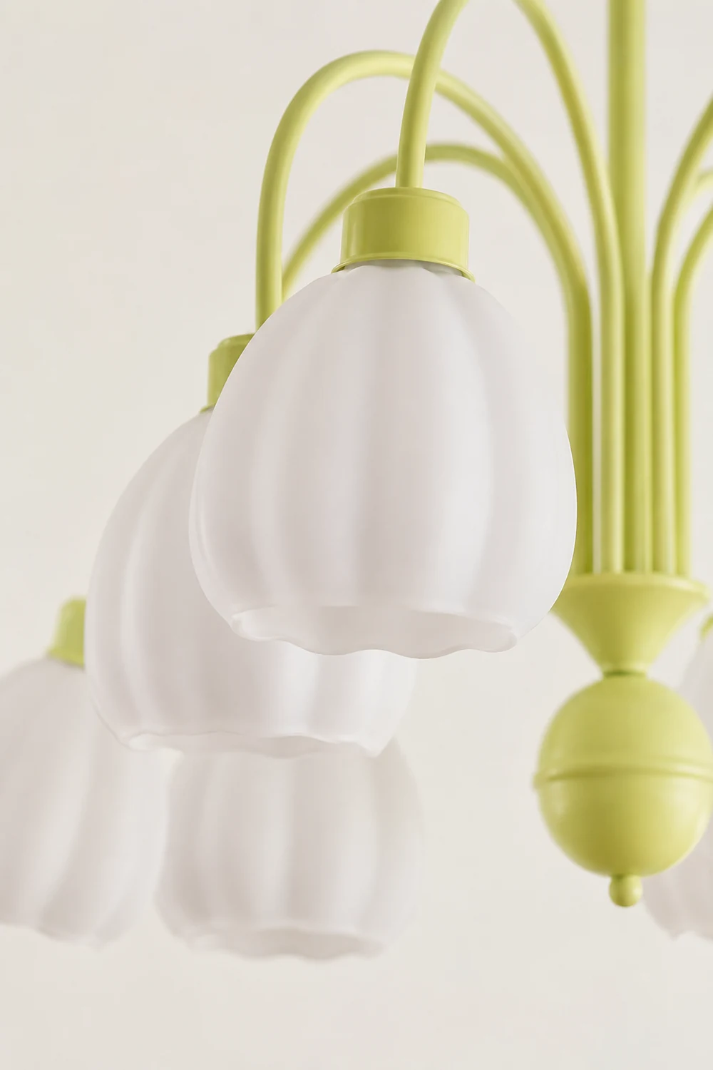 Lily Modern Pumpkin Metal Pendant Light,Green - Lumpaz