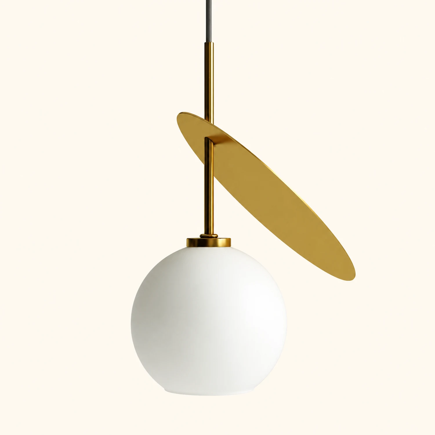 Valentina Cherry Pendant Light, Metal & Glass, 3 Color - Lumpaz