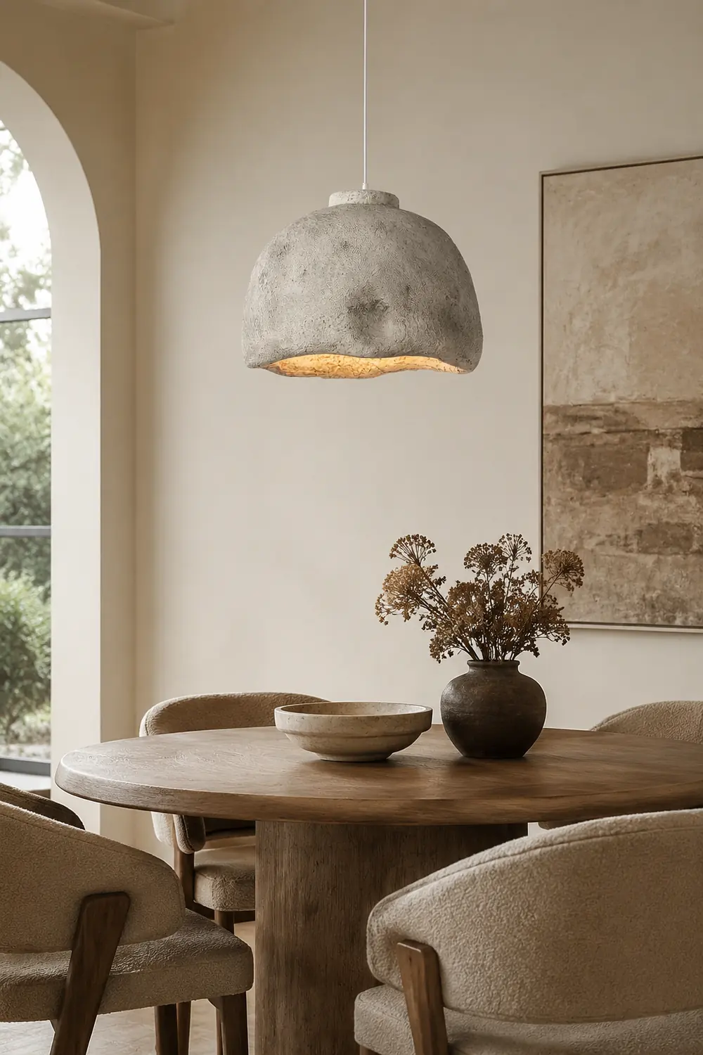 Cairns Pendant Light, 2 Colors, 13.7"/17.7"/23.6" - Lumpaz