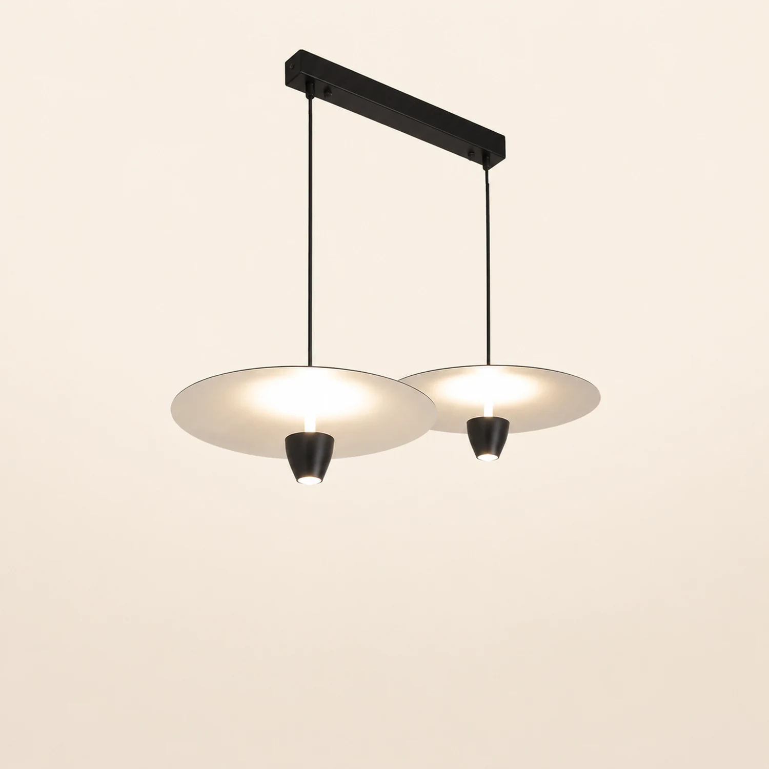 Carins Modern Nordic Metal Pendant Light, Black - Lumpaz
