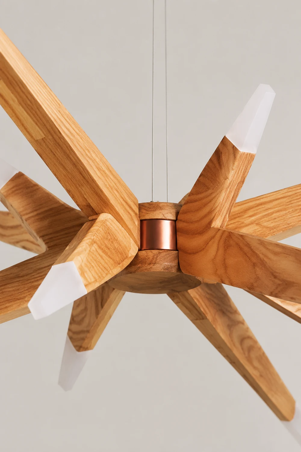 Ozawa Handmade Natural Branch Wood Pendant Light, Living Room - Lumpaz