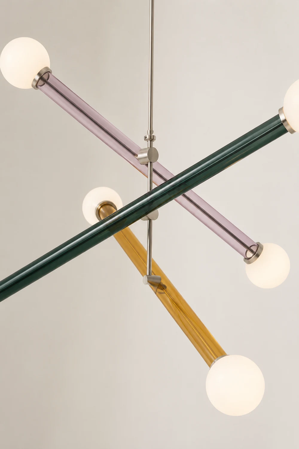 Avi Modern Metal/Glass Creative Children Bedroom Pendant Light Adjustable - Lumpaz
