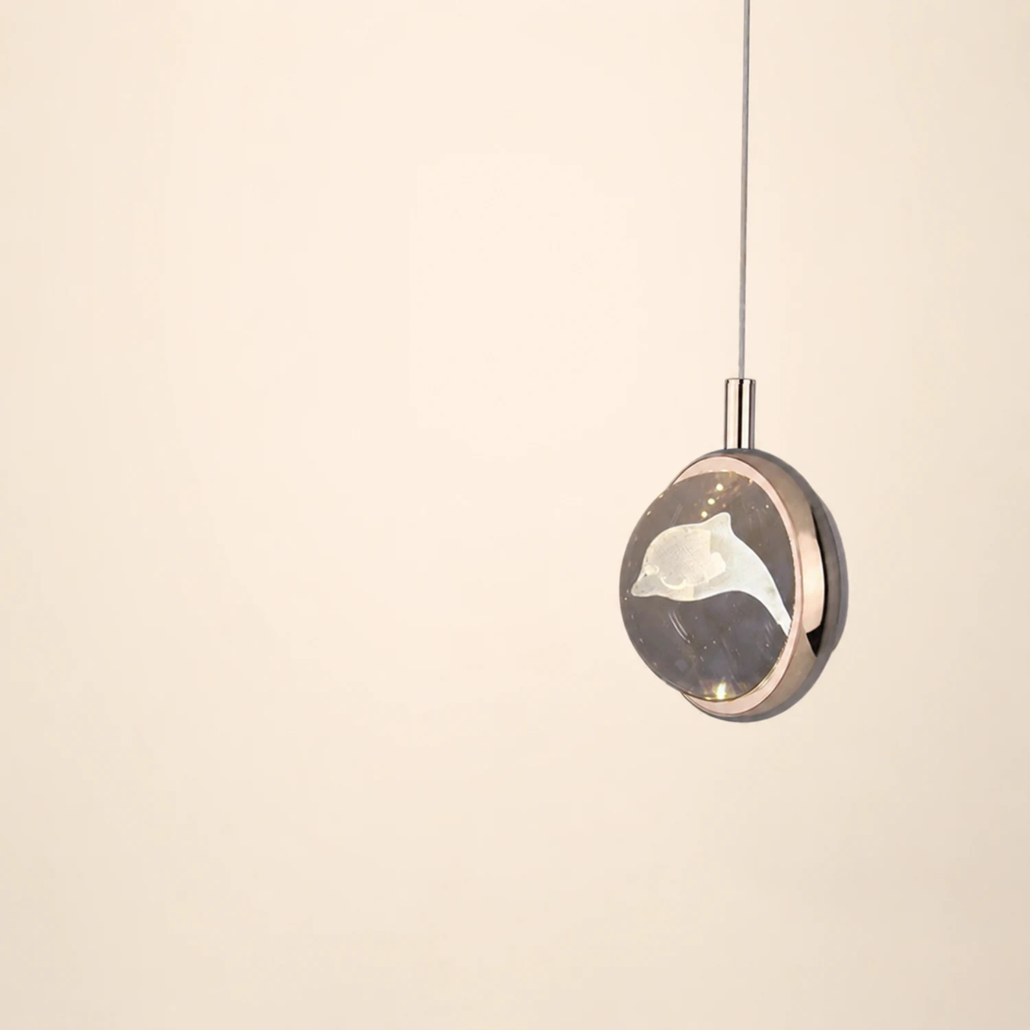 Kady Modern LED Pendant Light Crystal/Metal Living Room/Bedroom - Lumpaz