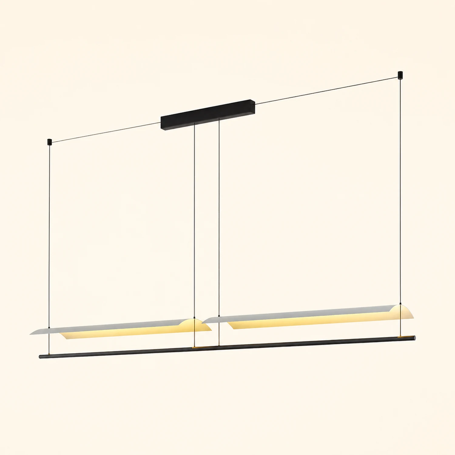 Edge Minimalist Linear Metal Pendant Light - Lumpaz