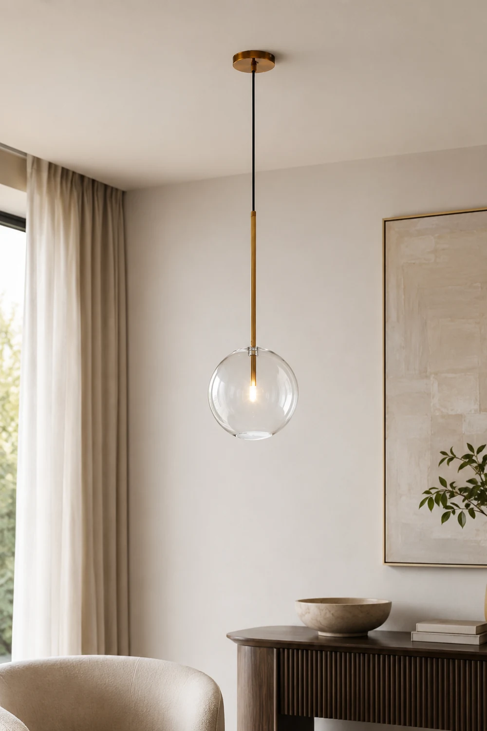 Valentina Nordic Minimalist Bubble Pendant Light - Lumpaz