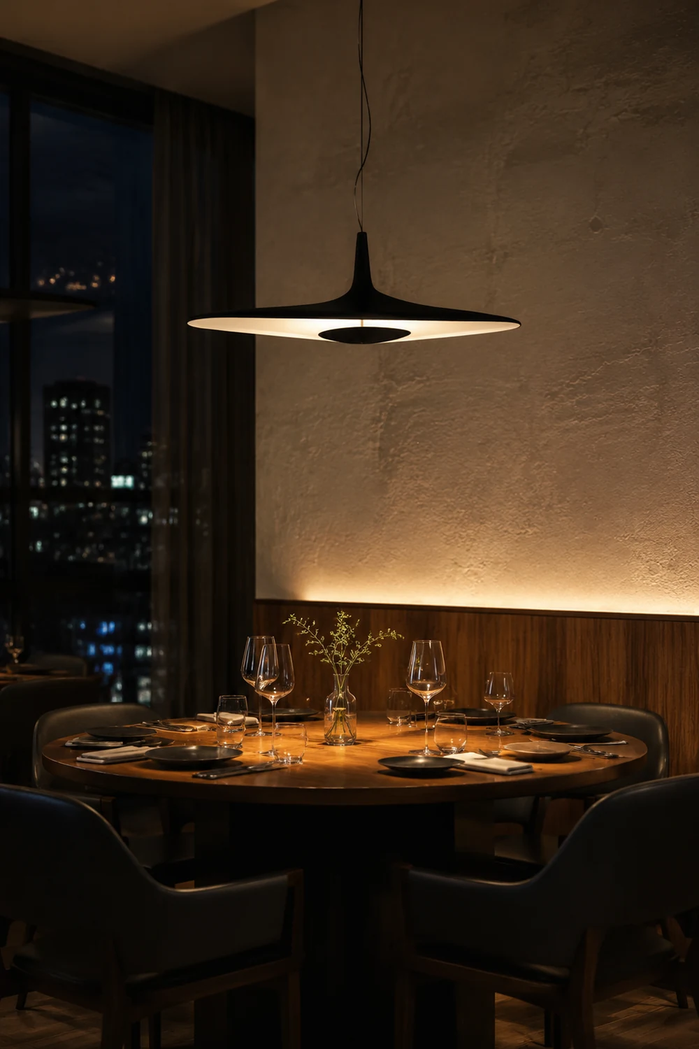 Carins Modern Minimalist ResinCreative Pendant Light, Black/White - Lumpaz