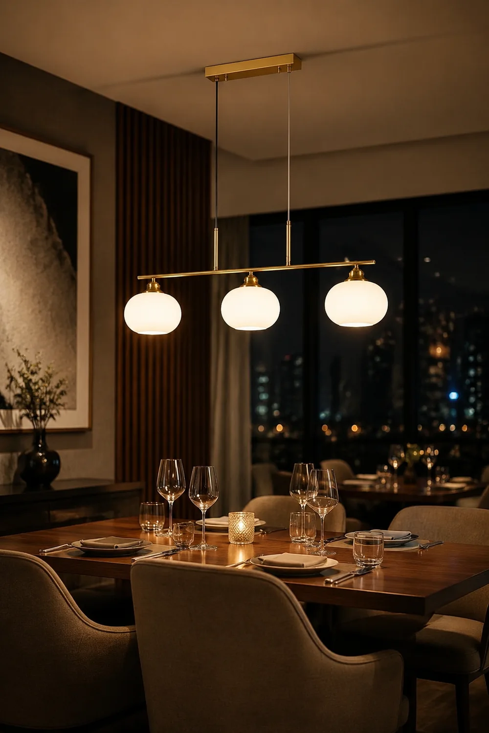 Hailie Modern Nordic Simple Pendant Light, Black/Gold - Lumpaz