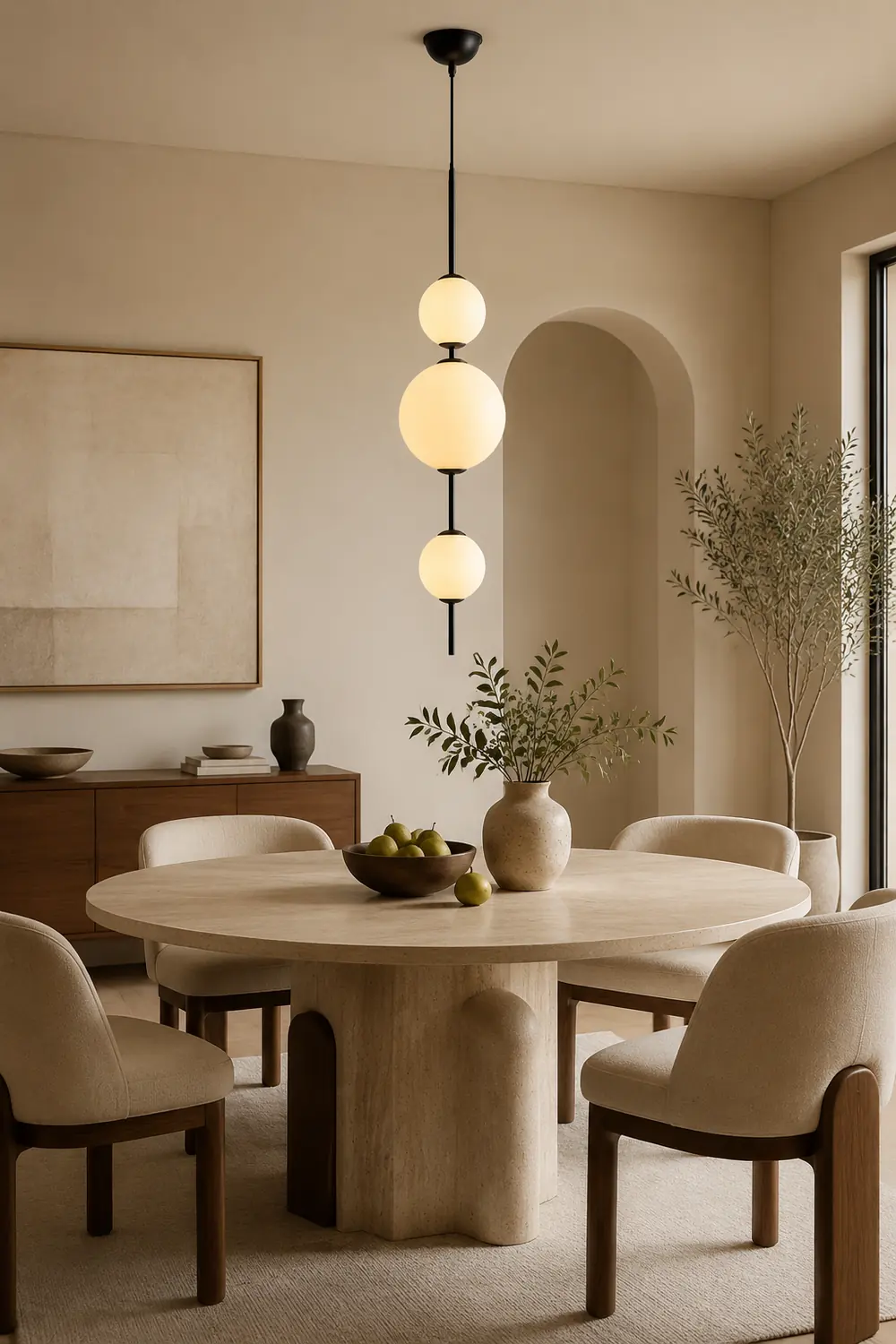 Valentina Creative Ball Pendant Light, Metal & Glass, 3 Styles - Lumpaz