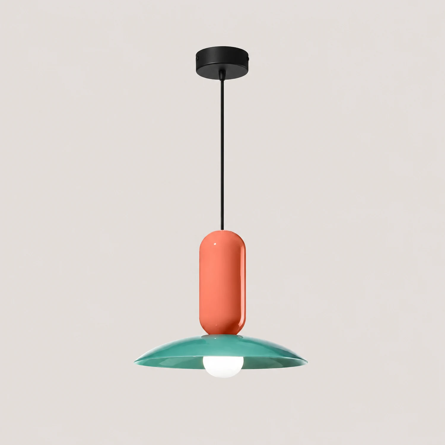 Morandi Nordic Creative Colorful Pendant Light, Metal - Lumpaz