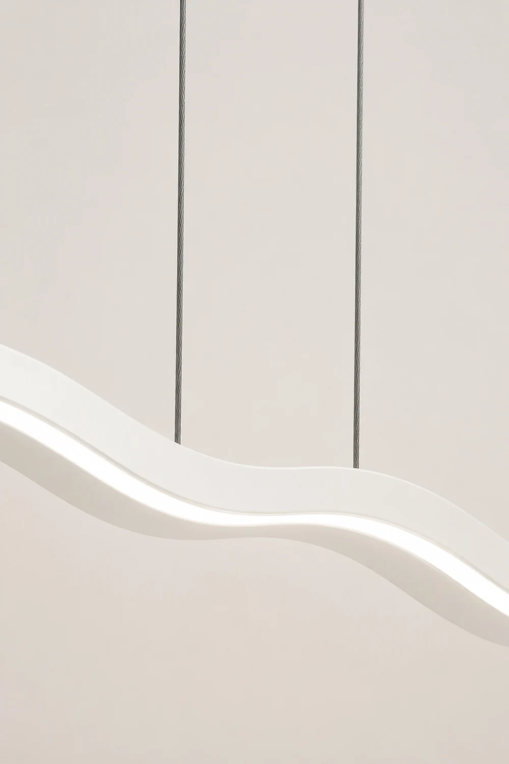 Minimalist Wave Wavy Pendant Light, 38.5" - Lumpaz