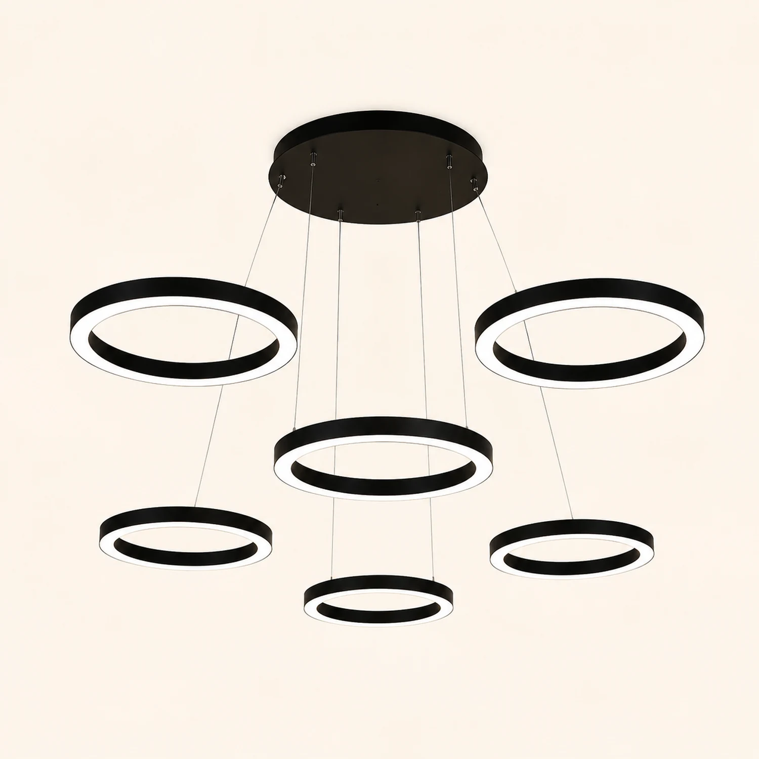 Arisha Minimalist Ring Acrylic Pendant Light Bedroom/Living Room - Lumpaz