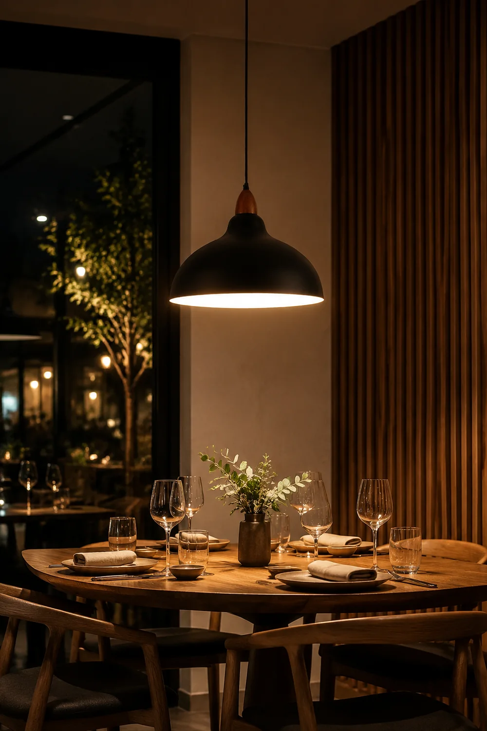 Morandi Modern Bowl-shaped Metal Pendant Light, Black/White - Lumpaz