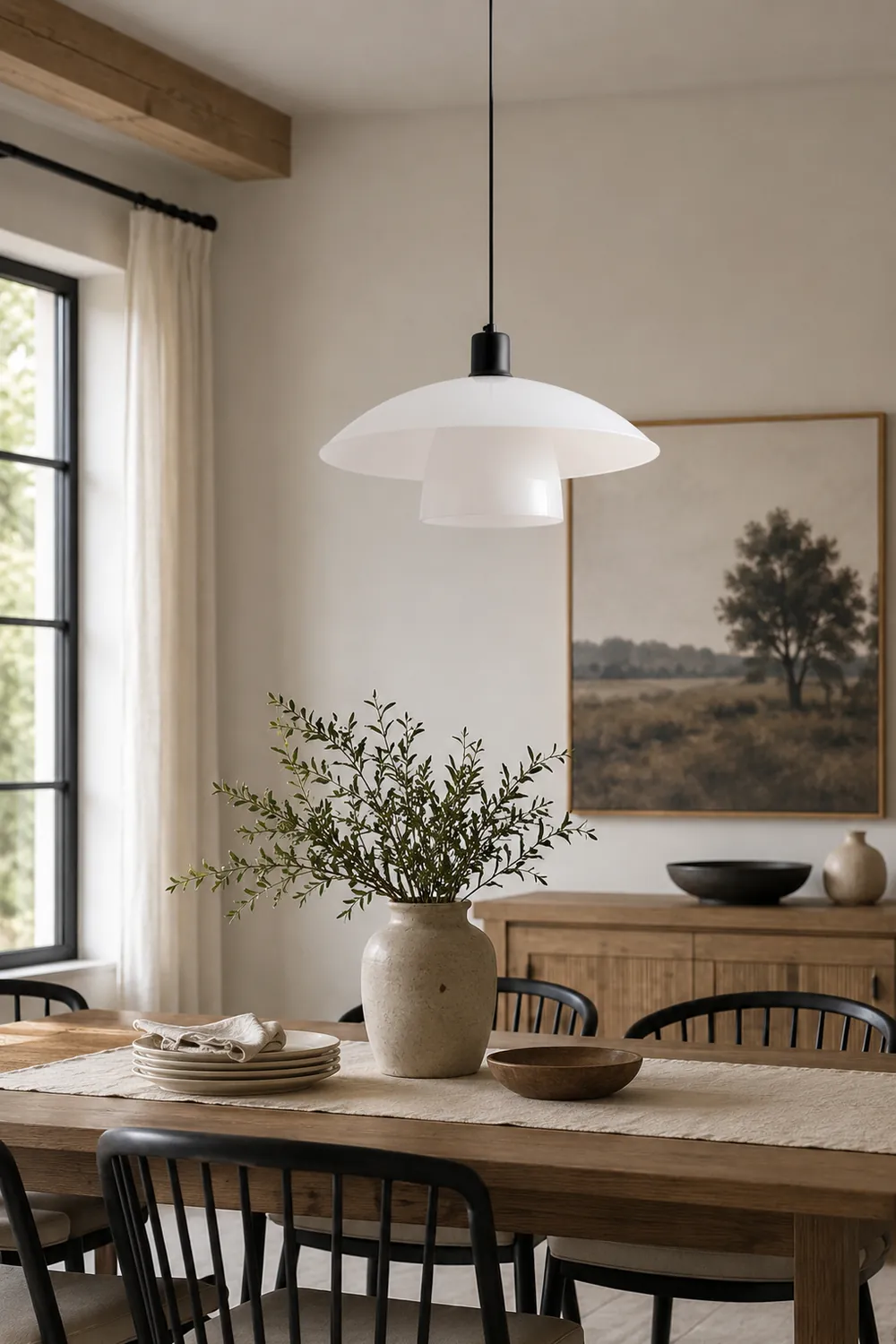 Carins White Pendant Light - Lumpaz