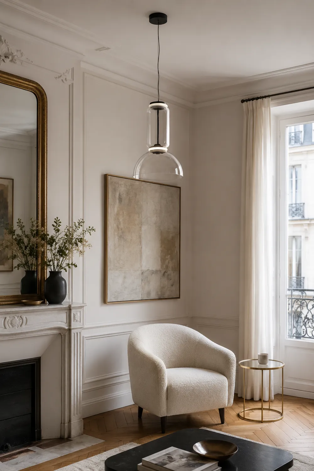 Hailie Minimalist Combination Glass Pendant Light, Clear - Lumpaz