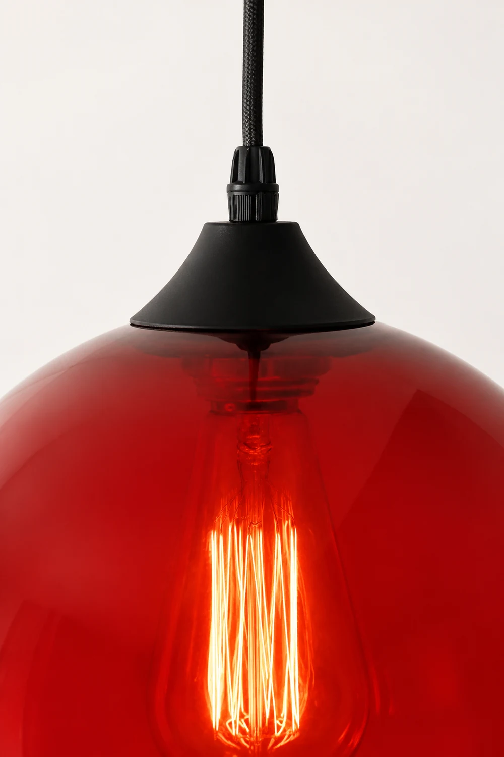 Hailie Modern Glass Globe Colorful Pendant Light - Lumpaz