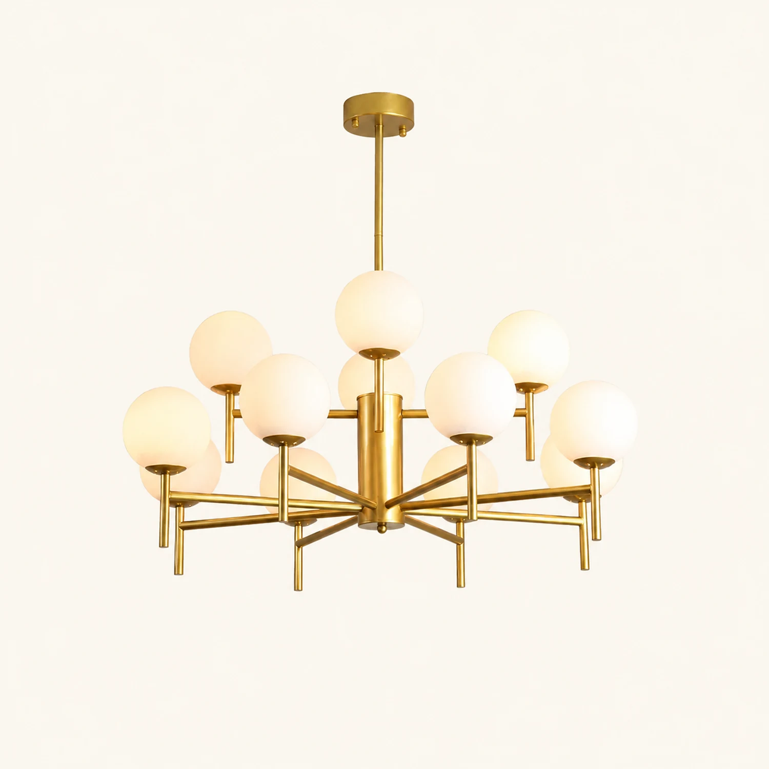 Alessio Modern Globe Bubble Metal/Glass Pendant Light, Gold/Black - Lumpaz