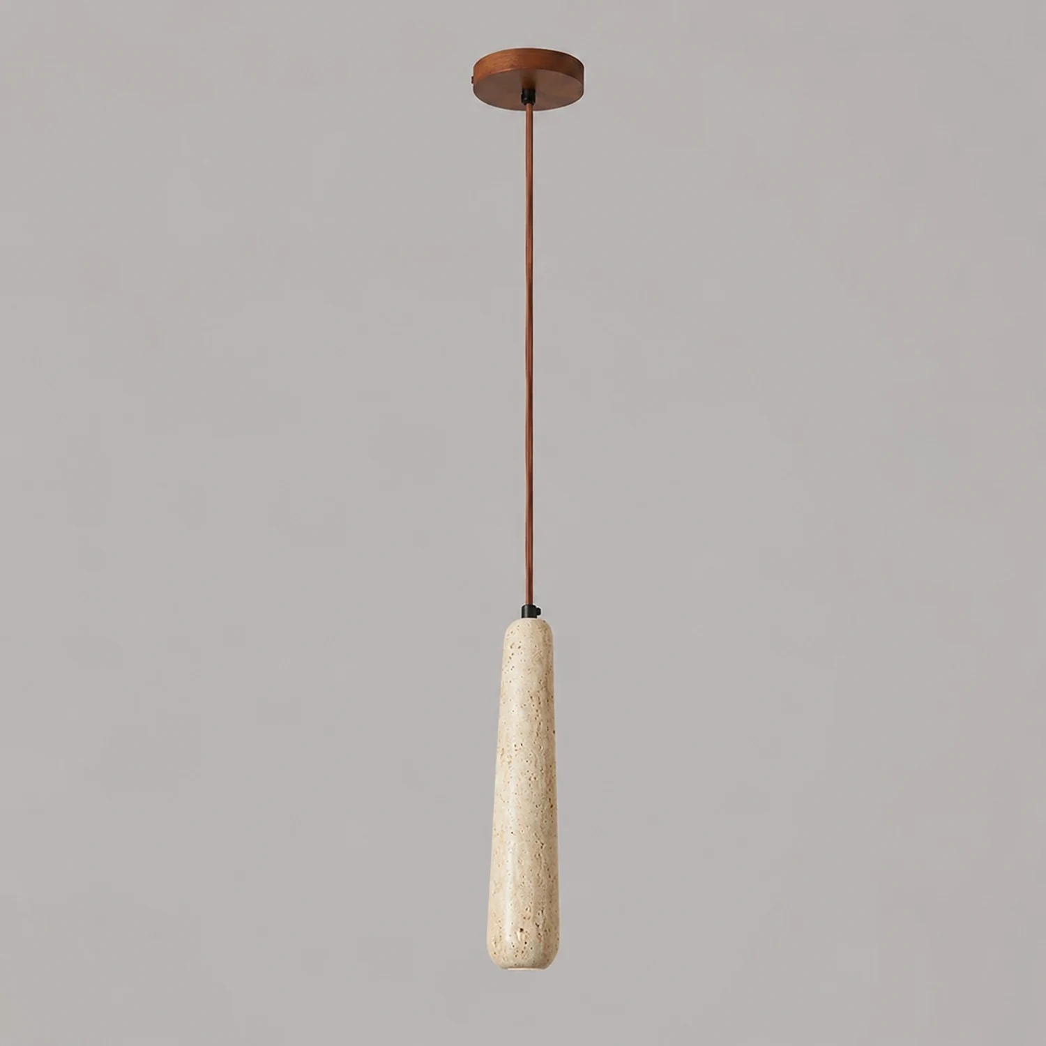 Ozawa Minimalist Wooden Pendant Light, Natural Wood Color - Lumpaz