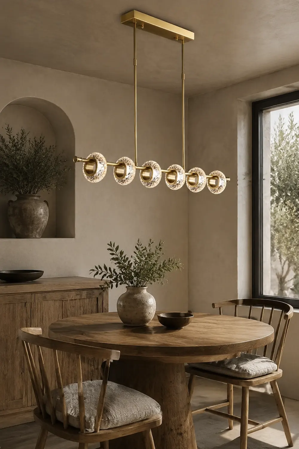 Marilyn Modern Luxury metal/Glass Pendant Light, Gold - Lumpaz
