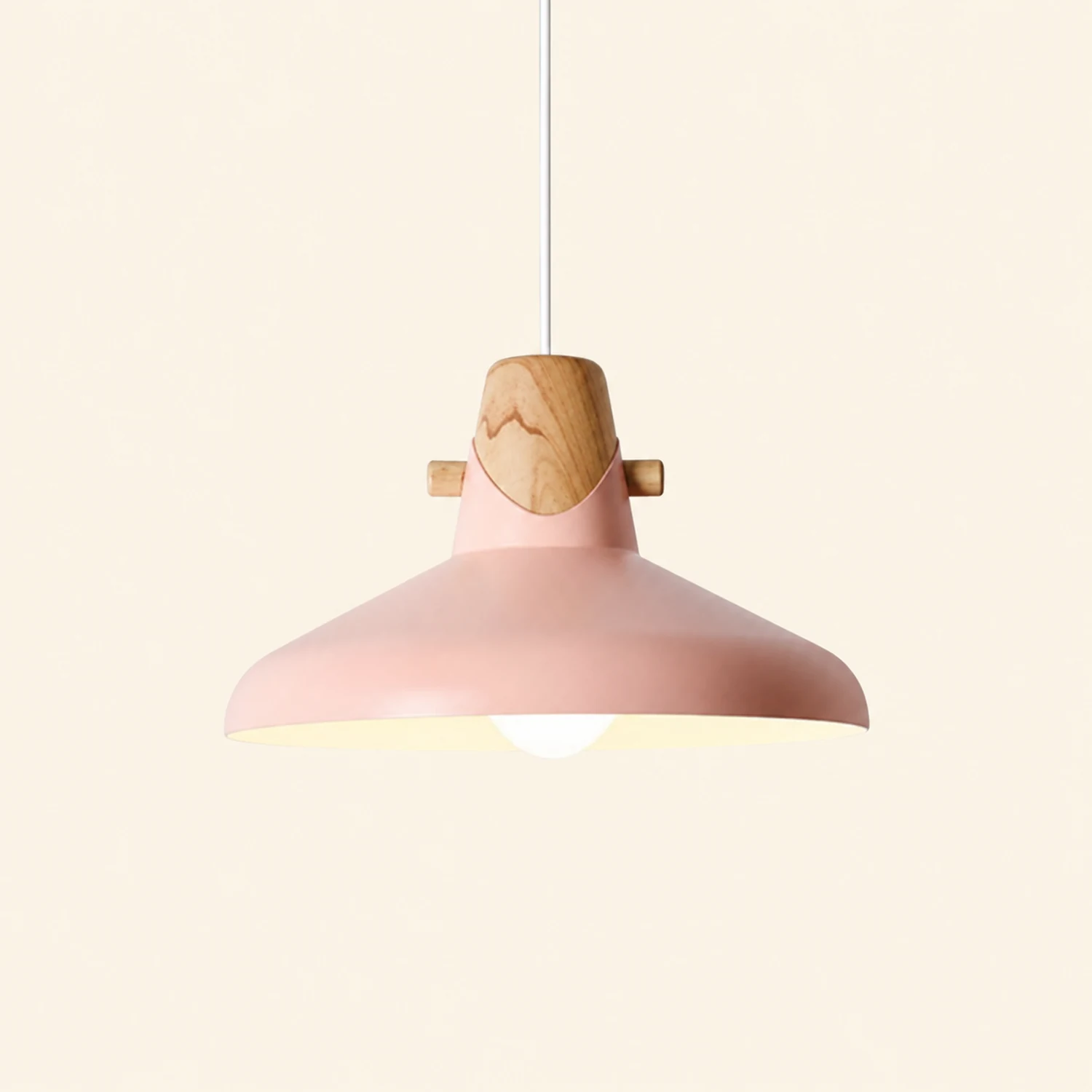 Morandi Nordic Dome Metal Pendant Light, Bule/Green/Pink - Lumpaz