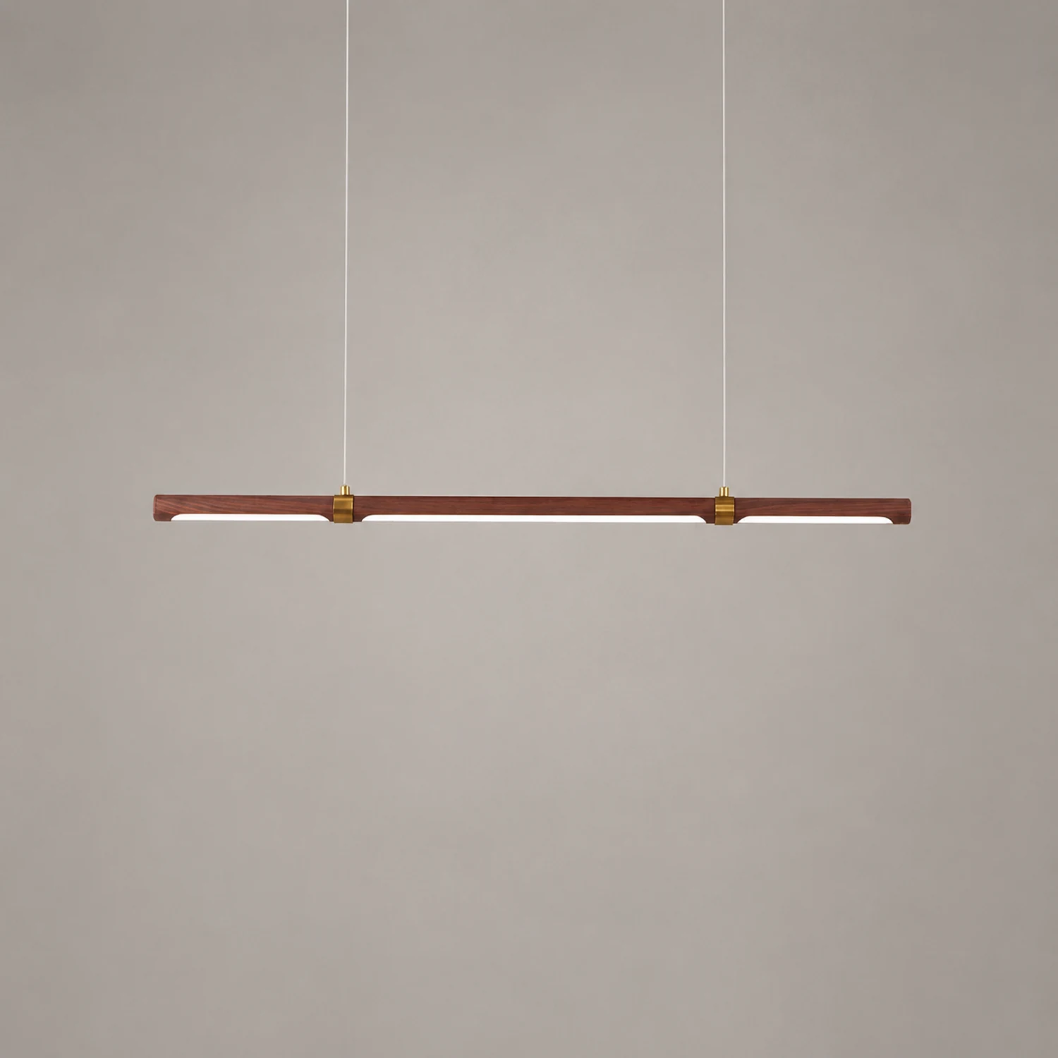 Ozawa Modern Minimalist Pendant Light, Metal Water Transfer Wood - Lumpaz