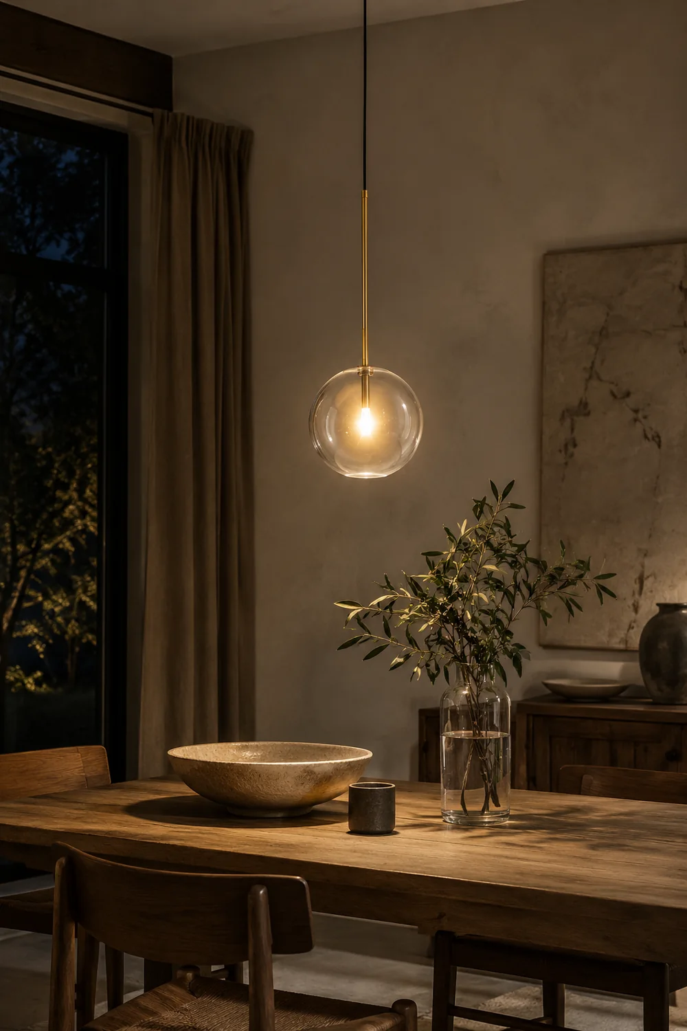 Valentina Nordic Minimalist Bubble Pendant Light - Lumpaz