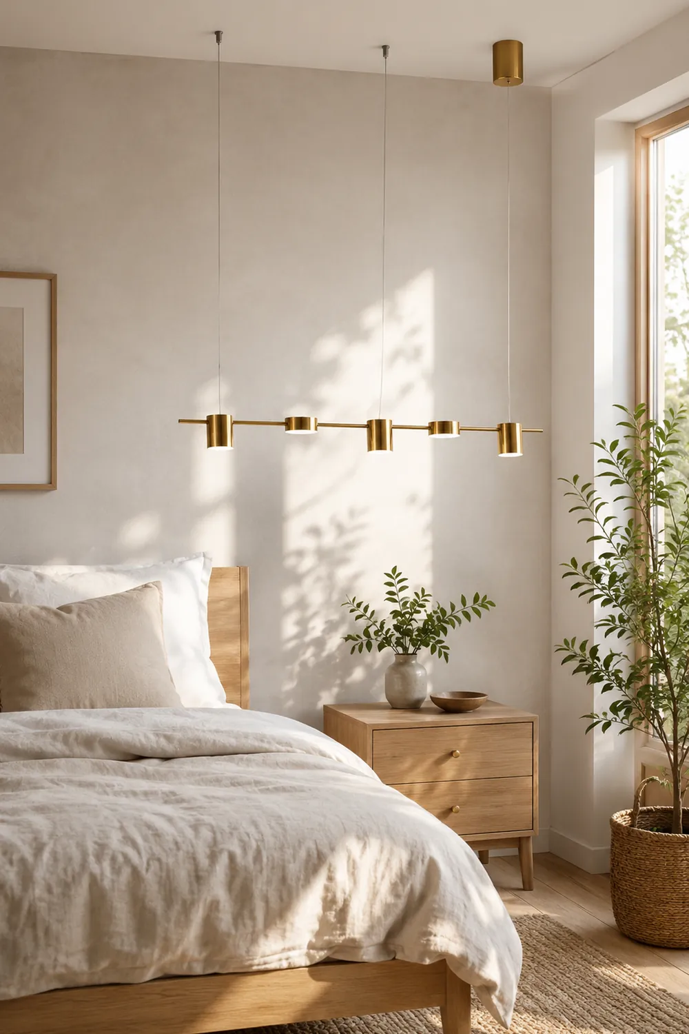 Weiss Minimalist Multi Metal Pendant Light, Black/Gold - Lumpaz