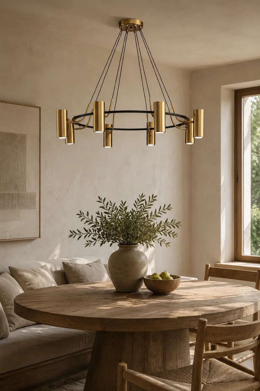 Weiss Modern Spotlight Metal Pendant Light, Gold - Lumpaz