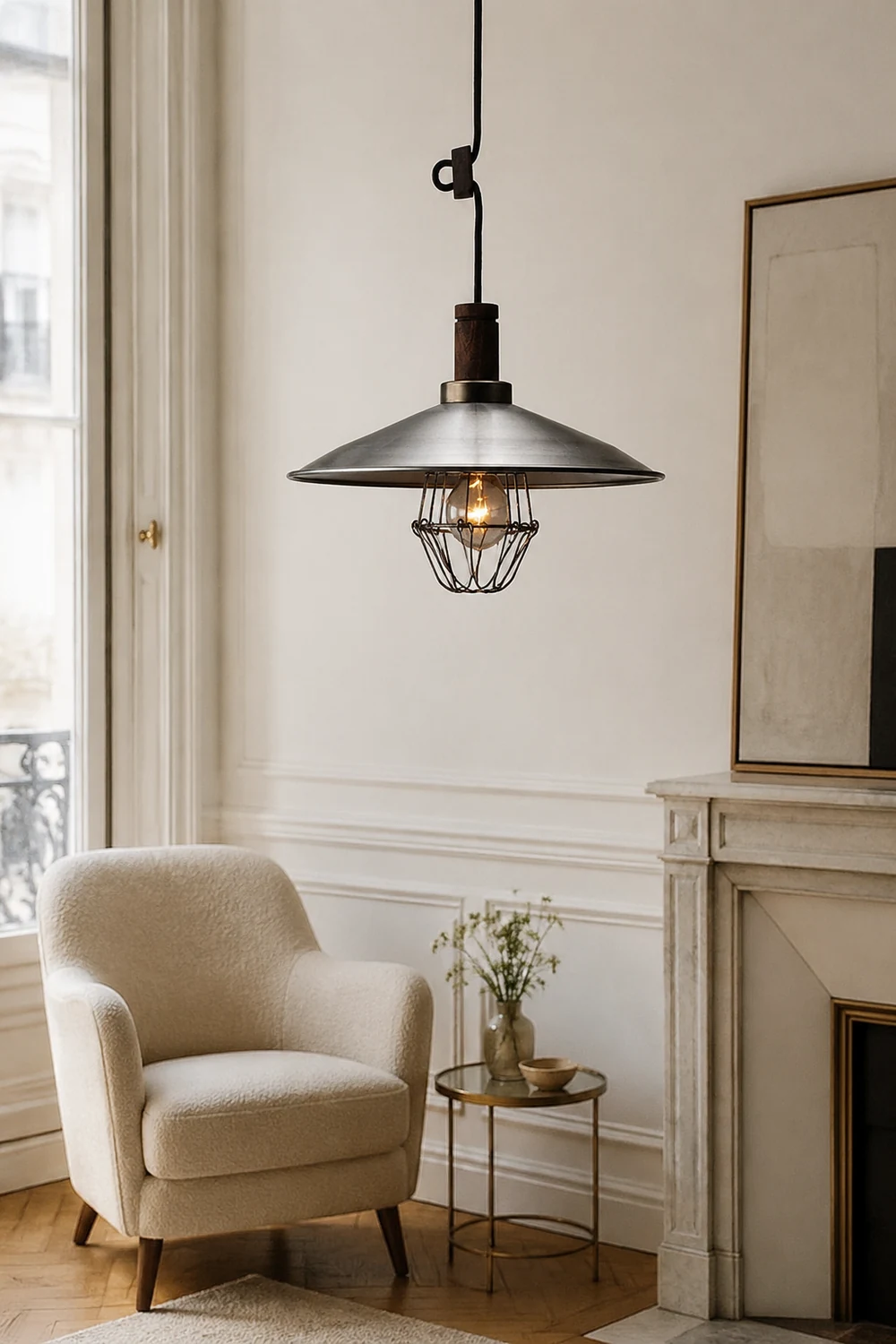 Alessio Industrial Vintage Pendant Light Metal Kitchen Restaurant - Lumpaz
