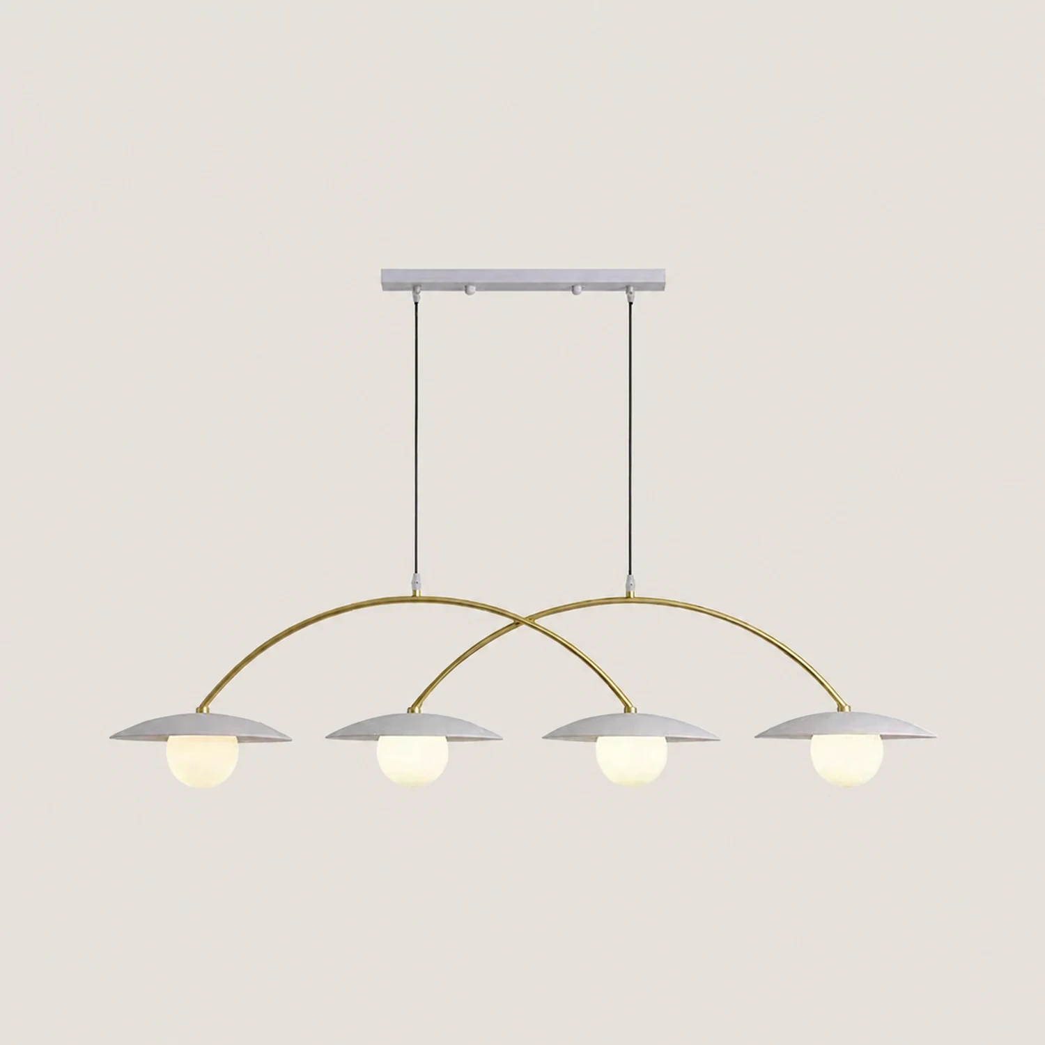 Carins Metal Cluster Pendant Light, 31.5"/46.8" - Lumpaz