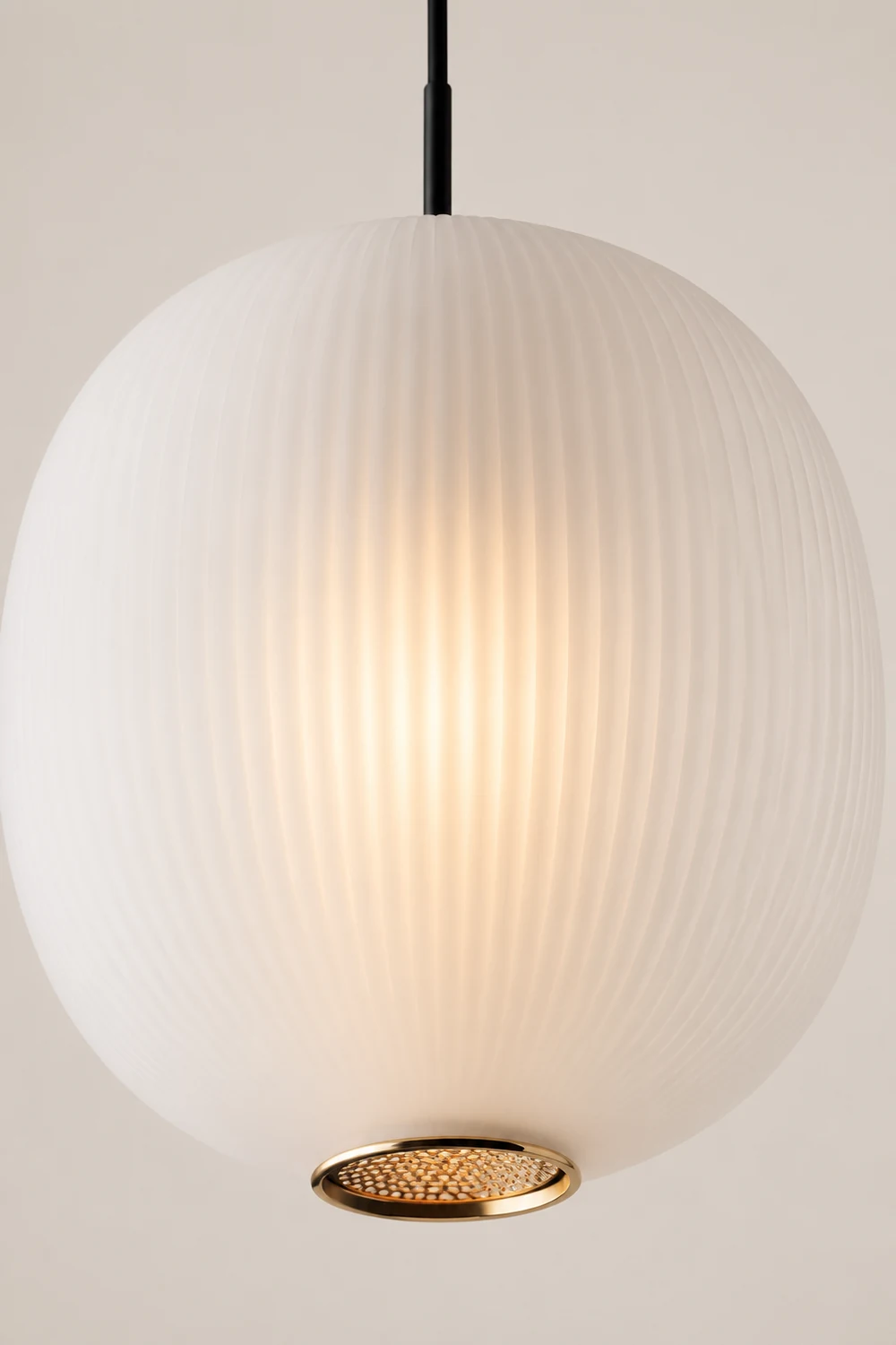 Hailie Frosted Glass Cylinder Pendant Light, Sandy White/Gray, Metal/Glass - Lumpaz