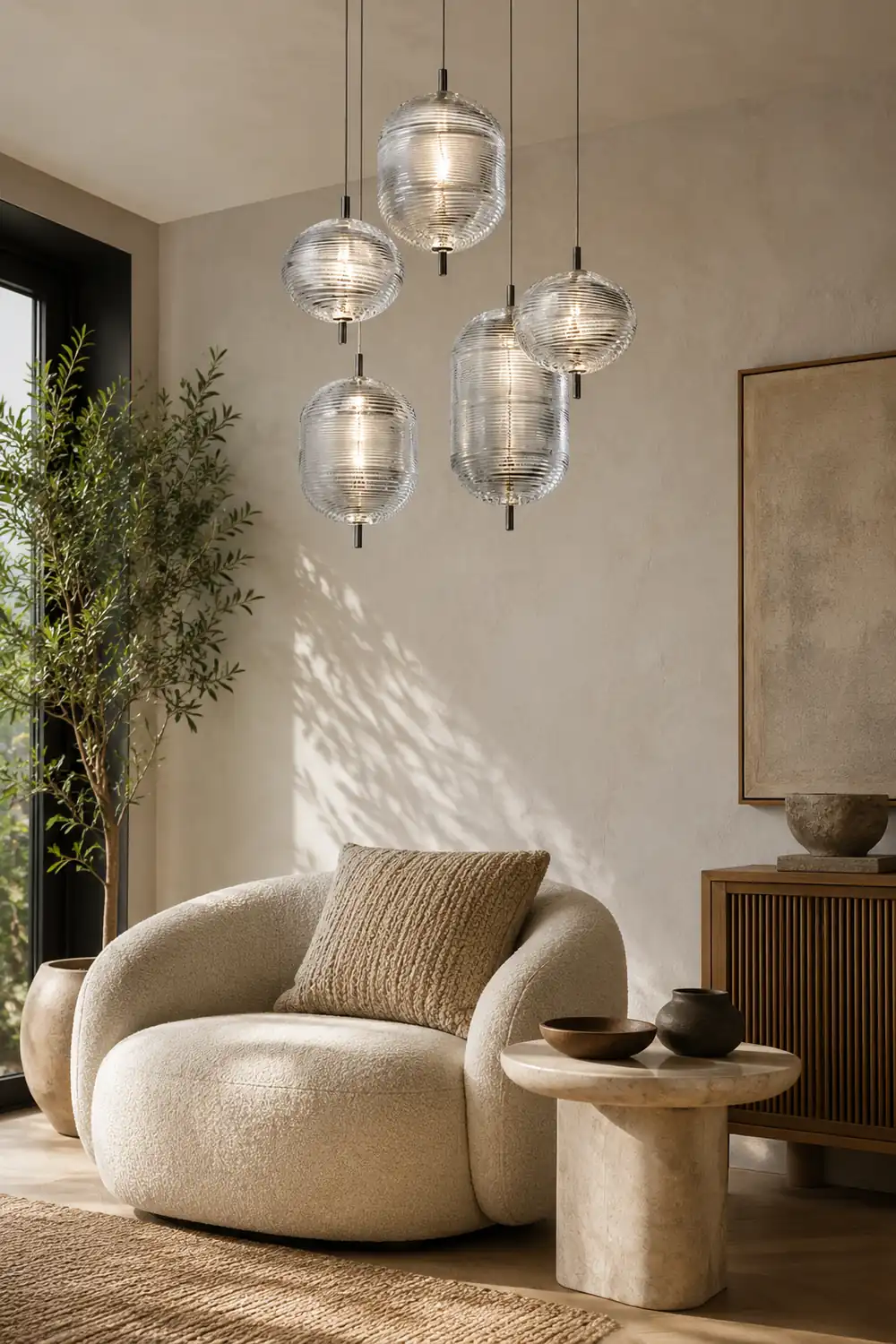 Hailie Designer Art Modern Pendant Light, Black/Gold - Lumpaz
