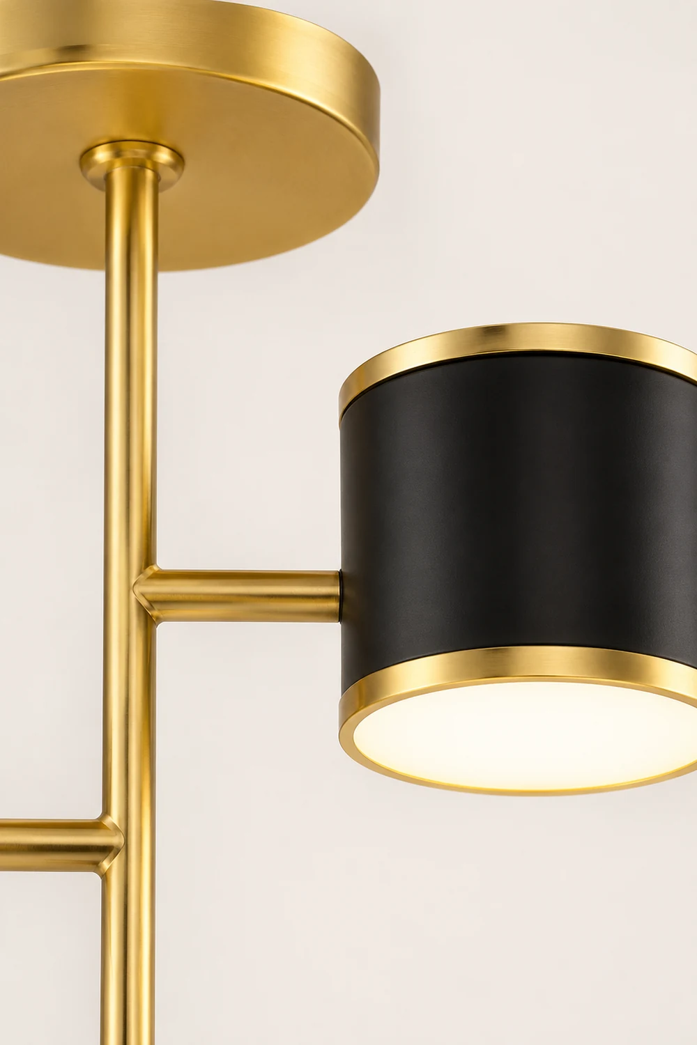 Madina Modern Ceiling Light Starry LED Flush Mount Black/Gold Corridor - Lumpaz