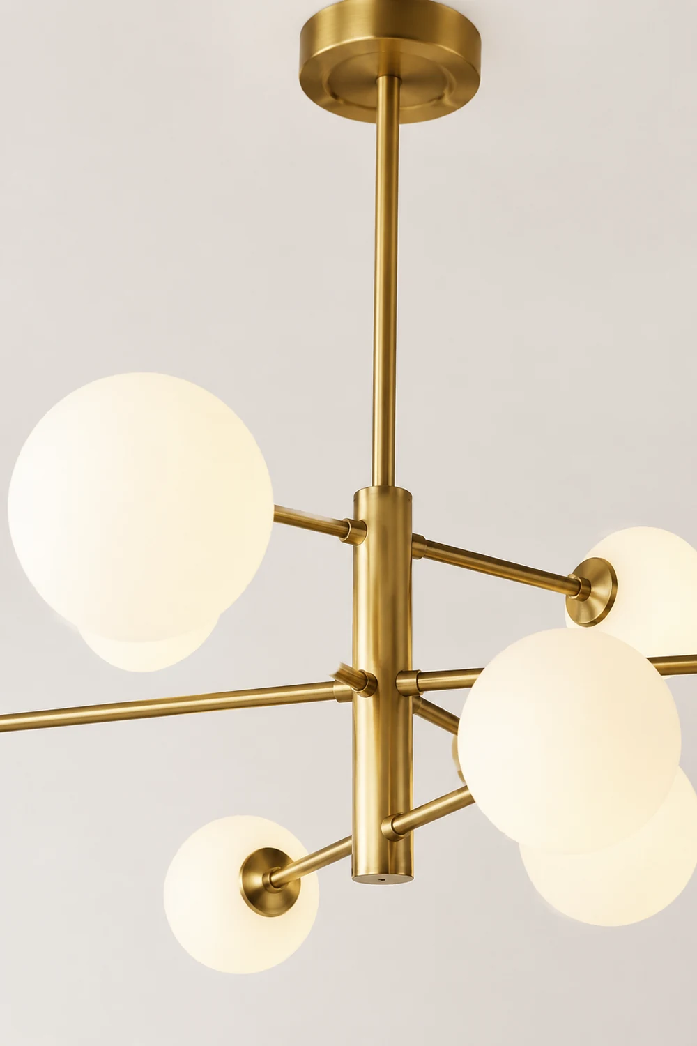 Valentina Modern Glass Shade Pendant Light, Copper/Black - Lumpaz