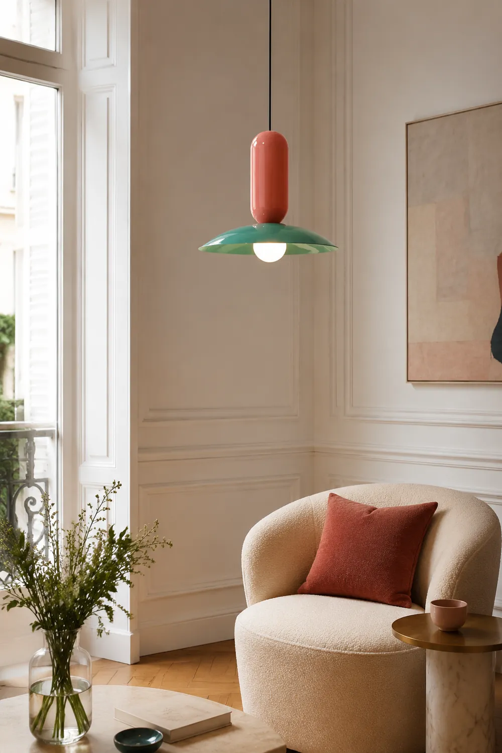 Morandi Nordic Creative Colorful Pendant Light, Metal - Lumpaz
