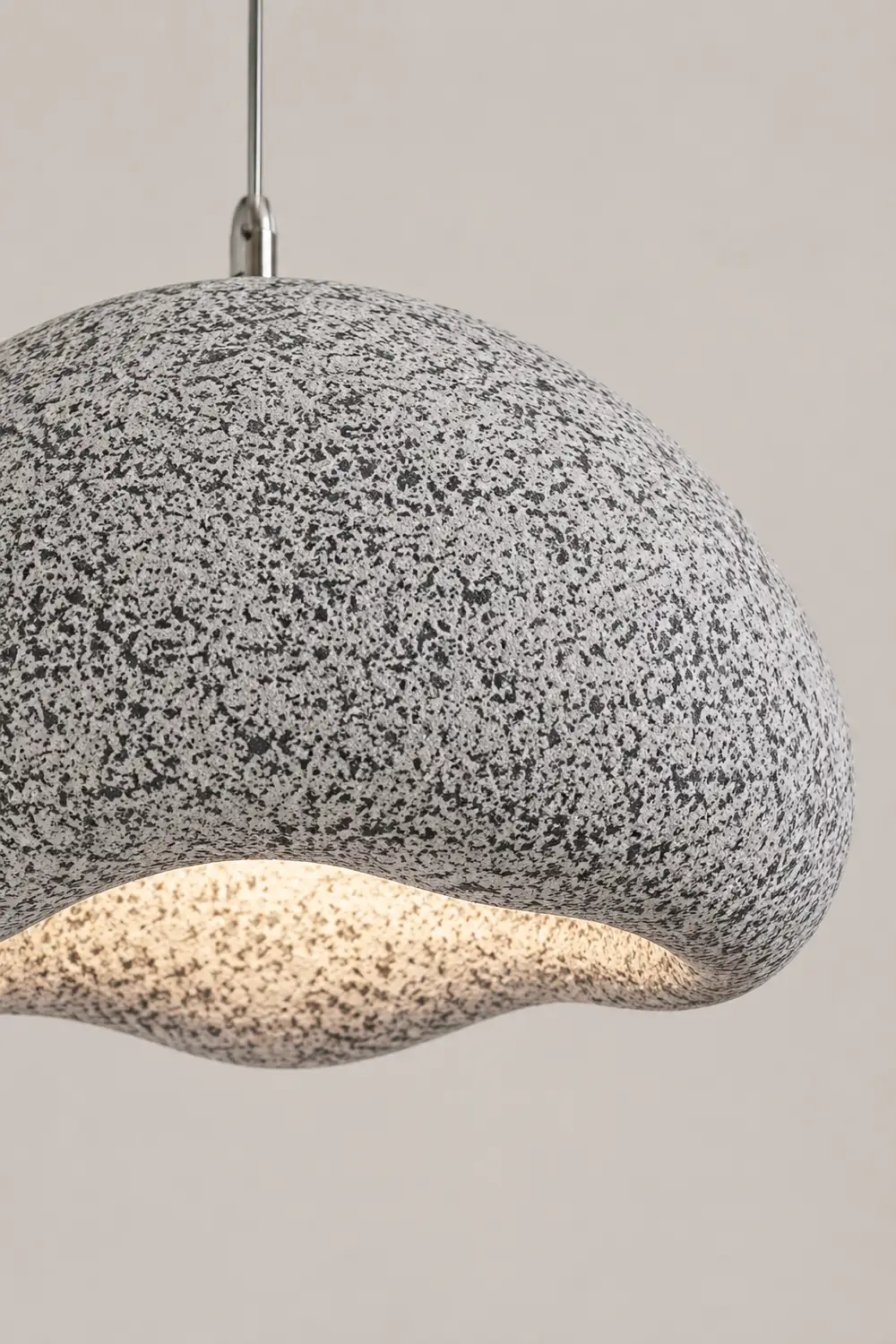 Byers Wabi Sabi Bread Shape Resin Pendant Light, 2 Color - Lumpaz