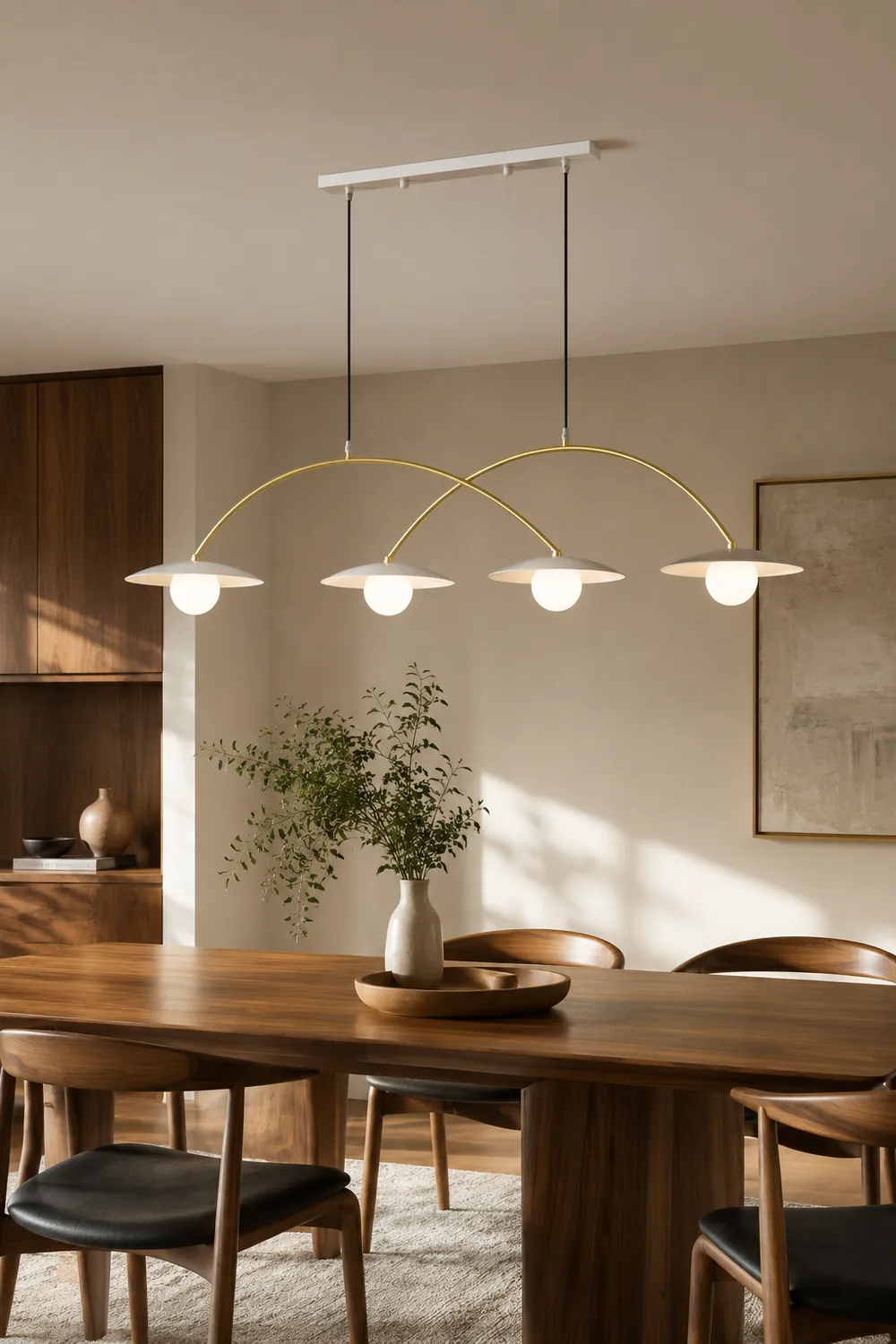 Carins Metal Cluster Pendant Light, 31.5"/46.8" - Lumpaz
