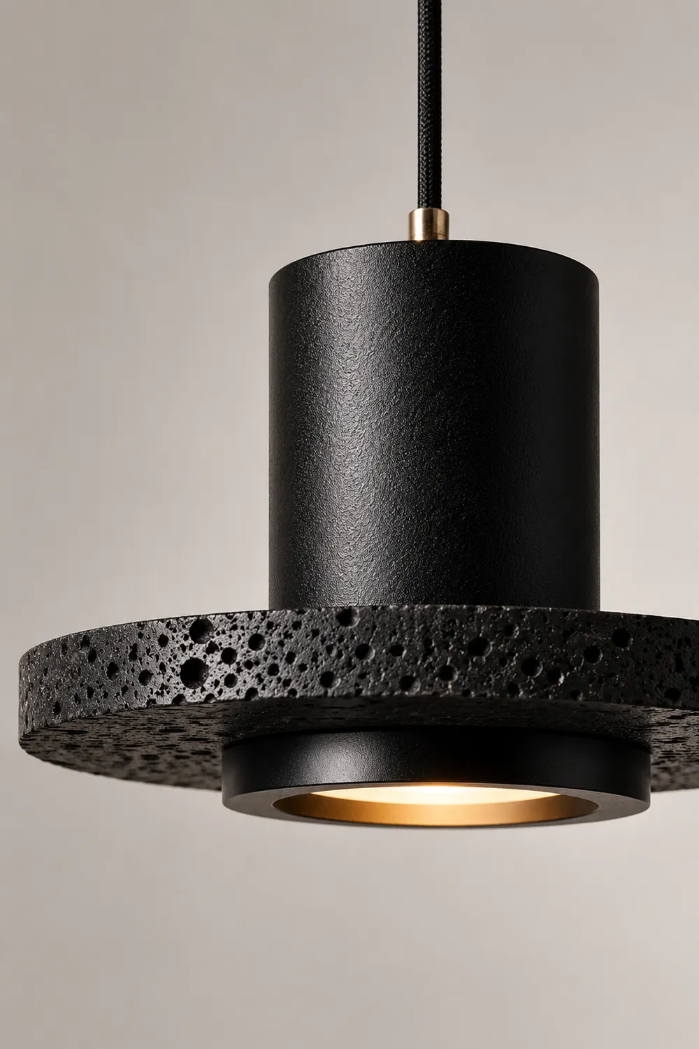 Zaid Black Designer Post-Modern Pendant Light - Lumpaz