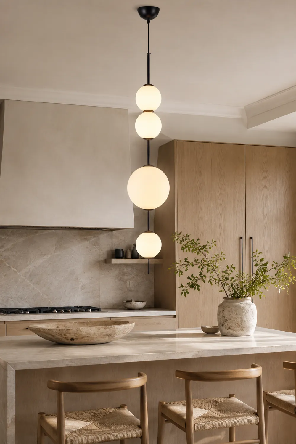 Valentina Creative Ball Pendant Light, Metal & Glass, 3 Styles - Lumpaz